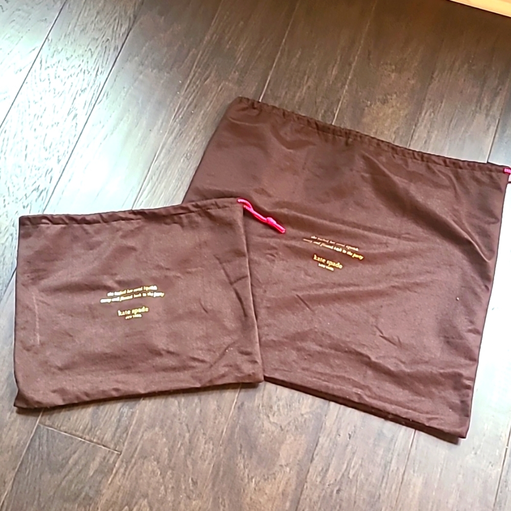 Kate Spade dust bags set of two